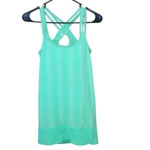 401. Athleta crisscross back padded bra athletic tank combo size medium